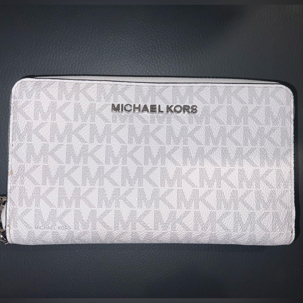 Michael Kors Gray Wristlet/Wallet
